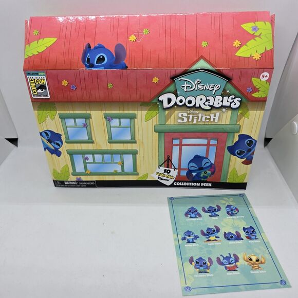 EMPTY BOX SDCC 2024 Exclusive UCC Disney Doorables for 8 Stitch Flocked Figures - Picture 2 of 8